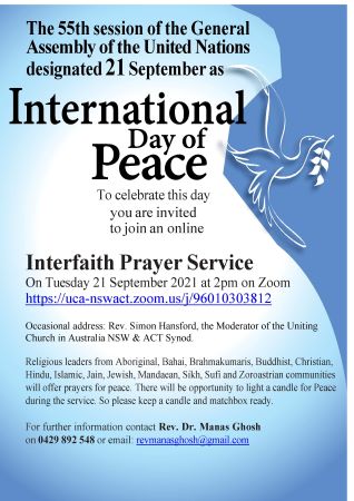URI Celebrates Peace Day 2021